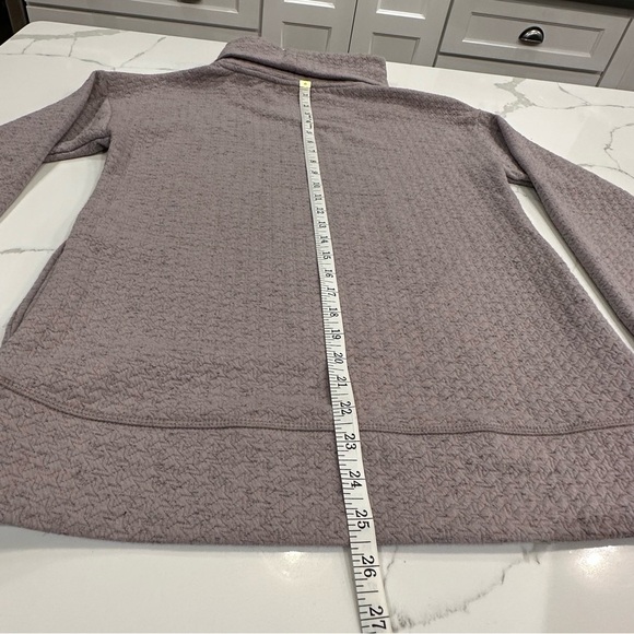 RBX Women’s Turtleneck Textured Pullover Sweatshirt Lavender Size Small - Picture 9 of 9